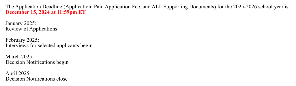 University of Toronto Master of Mathematical Finance Supplementary Application Timeline / Deadline