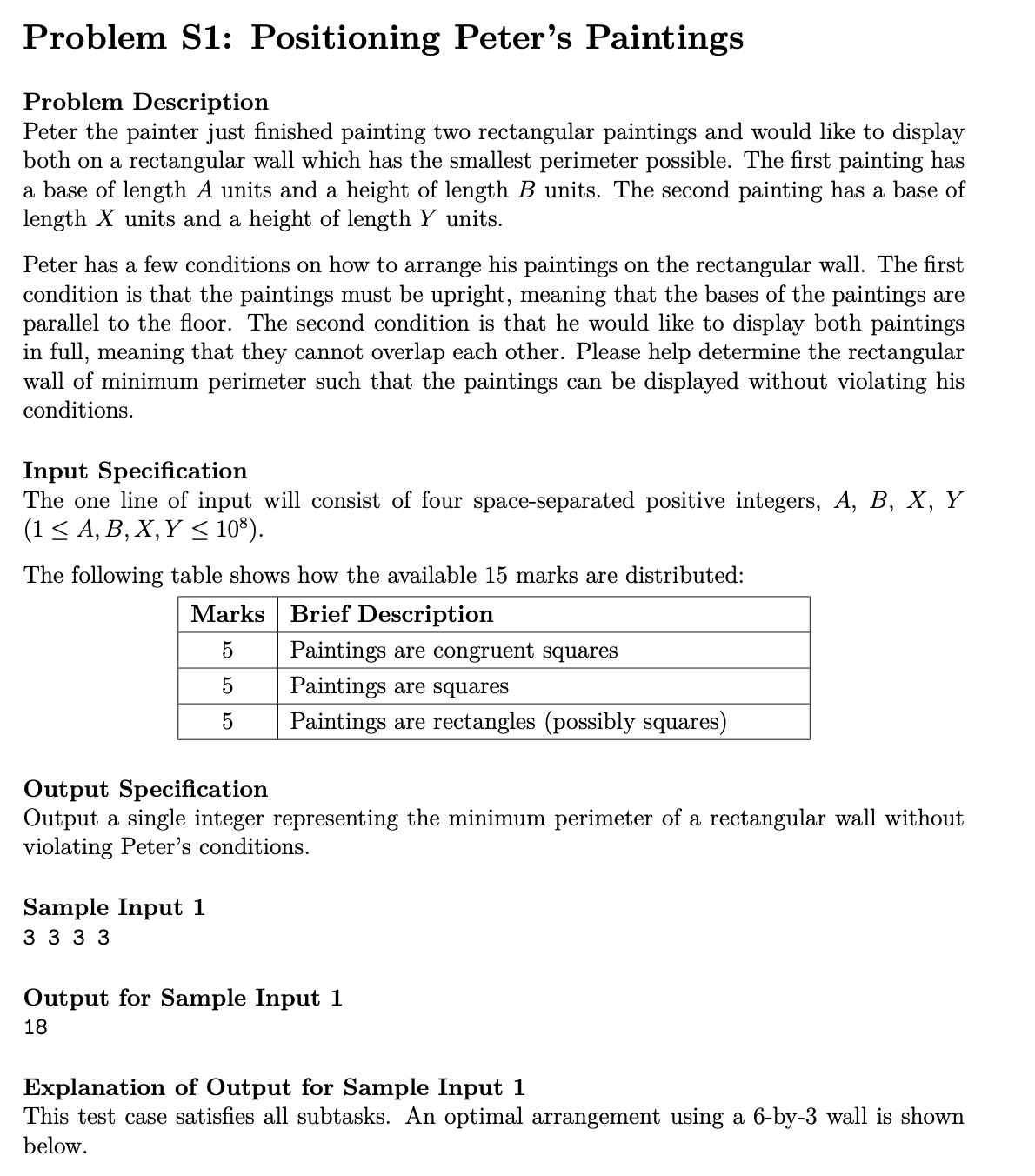 Canadian Computing Competition (CCC) 2025 Senior Paper